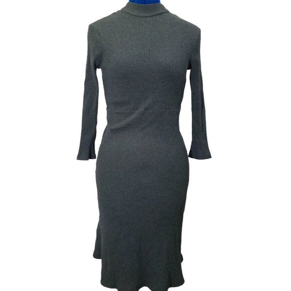 Altar'd State Ribbed Neck Tie Sweater Dress - Picture 2 of 6
